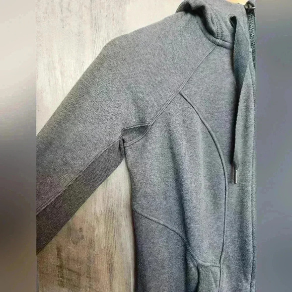 Athleta CYA Define Zip Up Hoodie Athletic Jacket Grey Size XXS Women’s - Picture 11 of 15